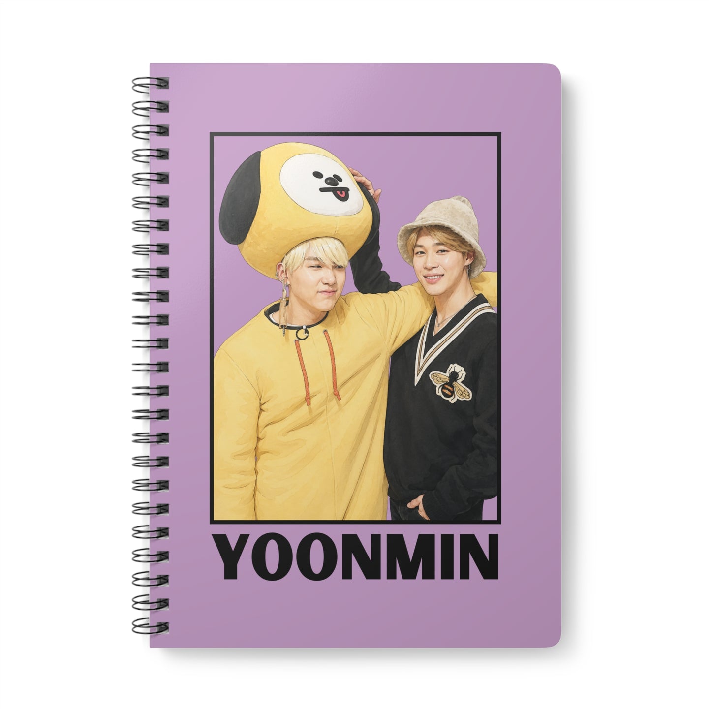 Yoonmin (Yoongi Costume & Jimin) Wirobound Softcover Notebook, A5