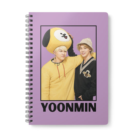 Yoonmin (Yoongi Costume & Jimin) Wirobound Softcover Notebook, A5
