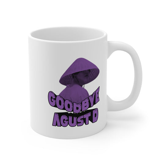 Goodbye Agust D (Purple) 11oz White Mug