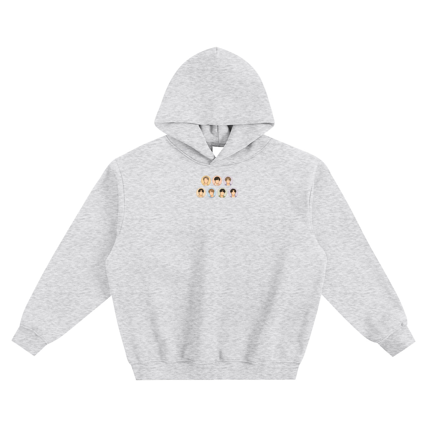 BTS All Members Fleeced Boxy Hoodie