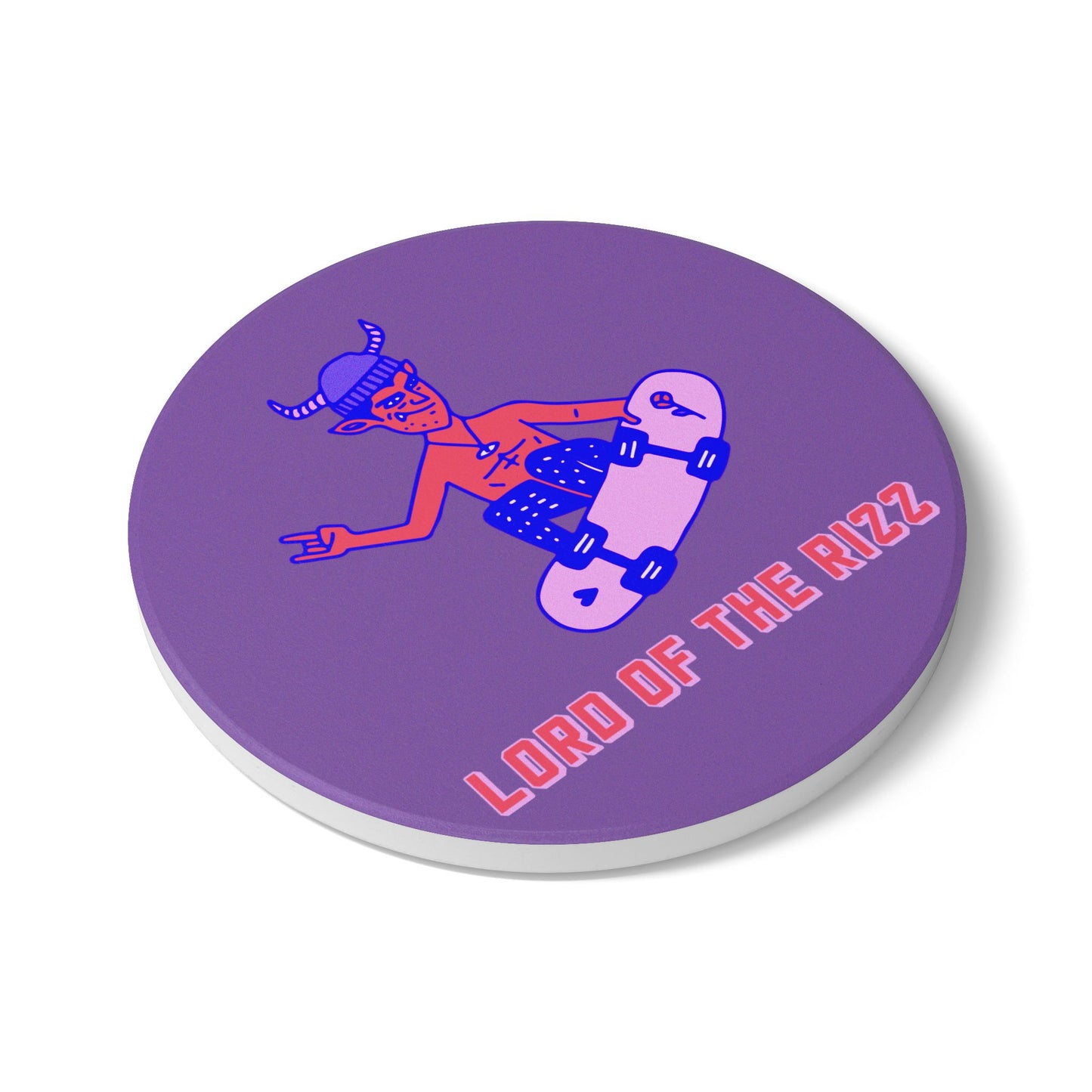 Lord Of The Rizz (1) Ceramic Coaster
