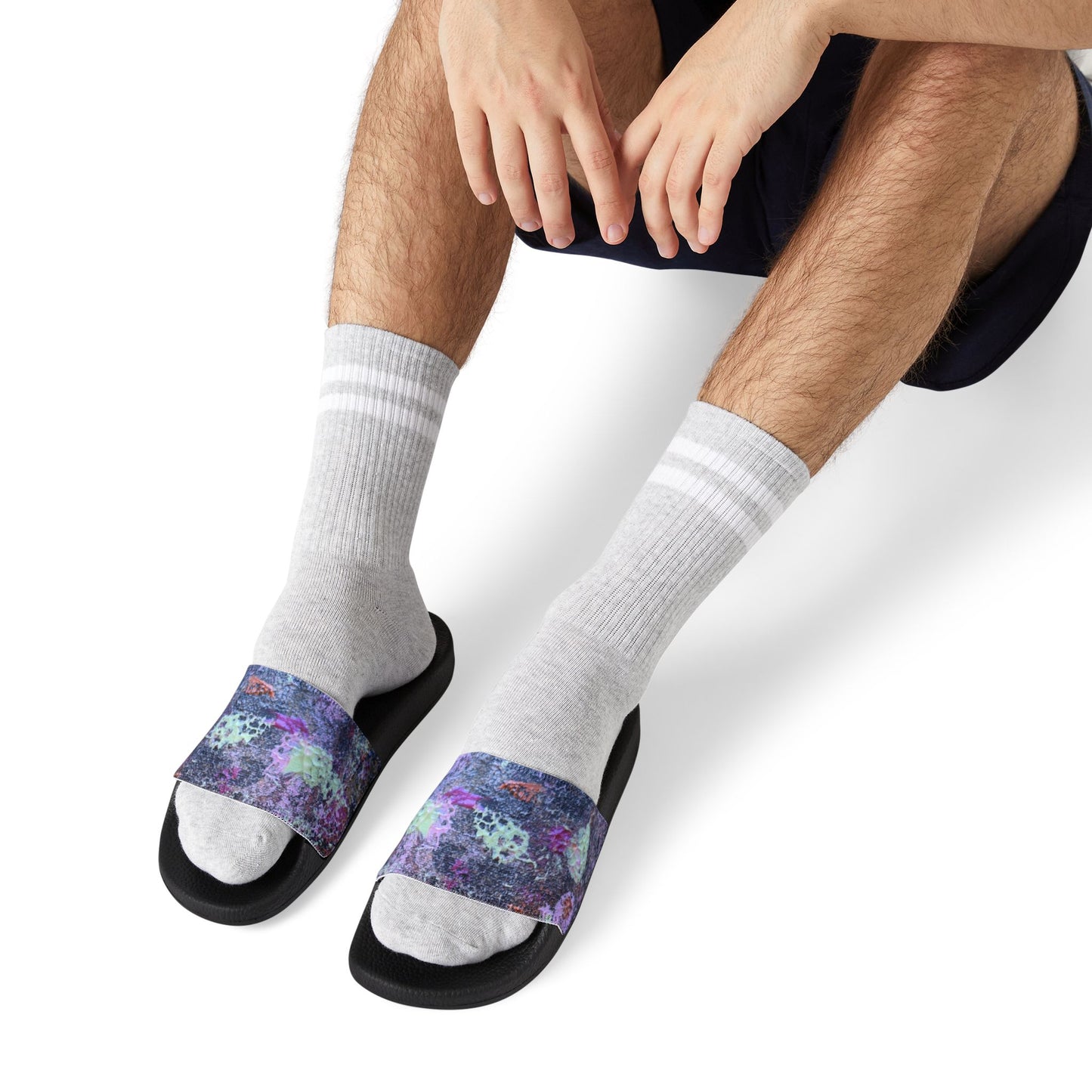 Blotch Men's Removable-Strap Sandals