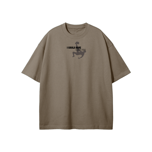 I Could Have Gone Pro (Bicycle) Streetwear Heavyweight Loose Fit T-Shirt