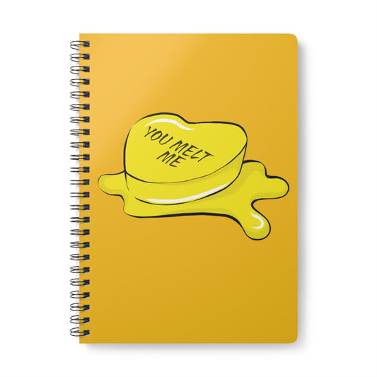 You Melt Me (Butter) Wirobound Softcover Notebook, A5