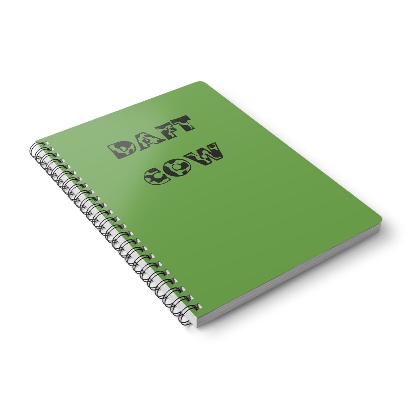 Daft Cow Wirobound Softcover Notebook, A5