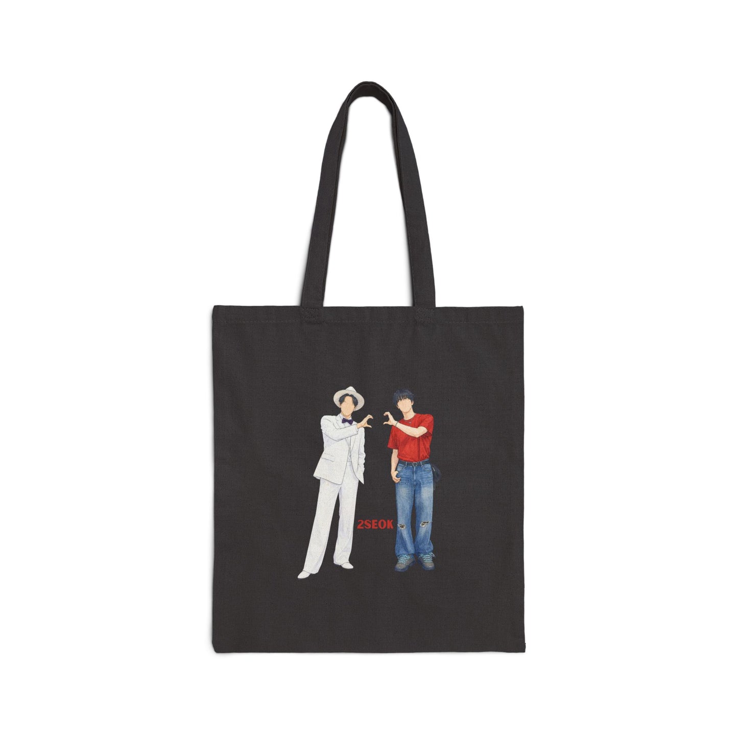 2Seok (Jin & J Hope) Cotton Canvas Tote Bag