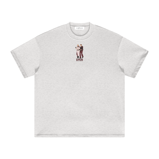 VMin (Taehyung & Jimin BTS World Cup) Heavyweight Earth Tone T-Shirt