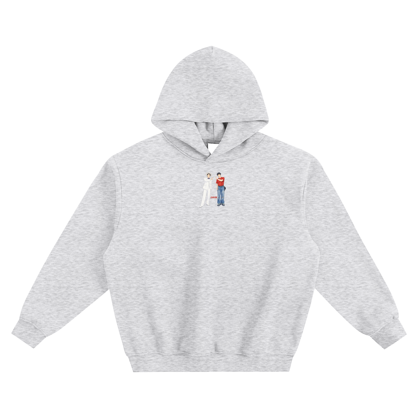 2Seok (Jin & J Hope) Fleeced Boxy Hoodie
