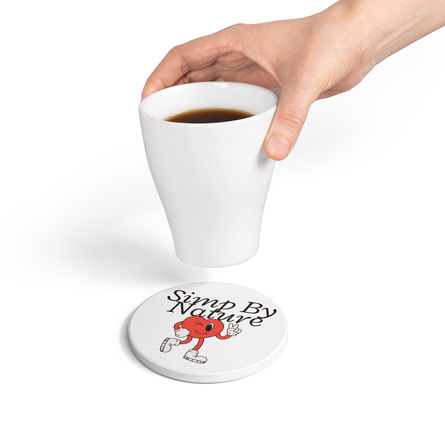 Simp By Nature Ceramic Coaster