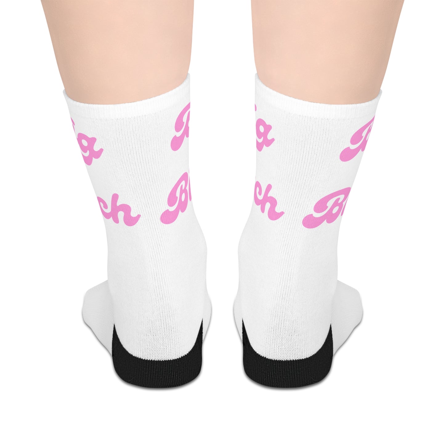 Big Bitch Mid-length Socks (Pink)