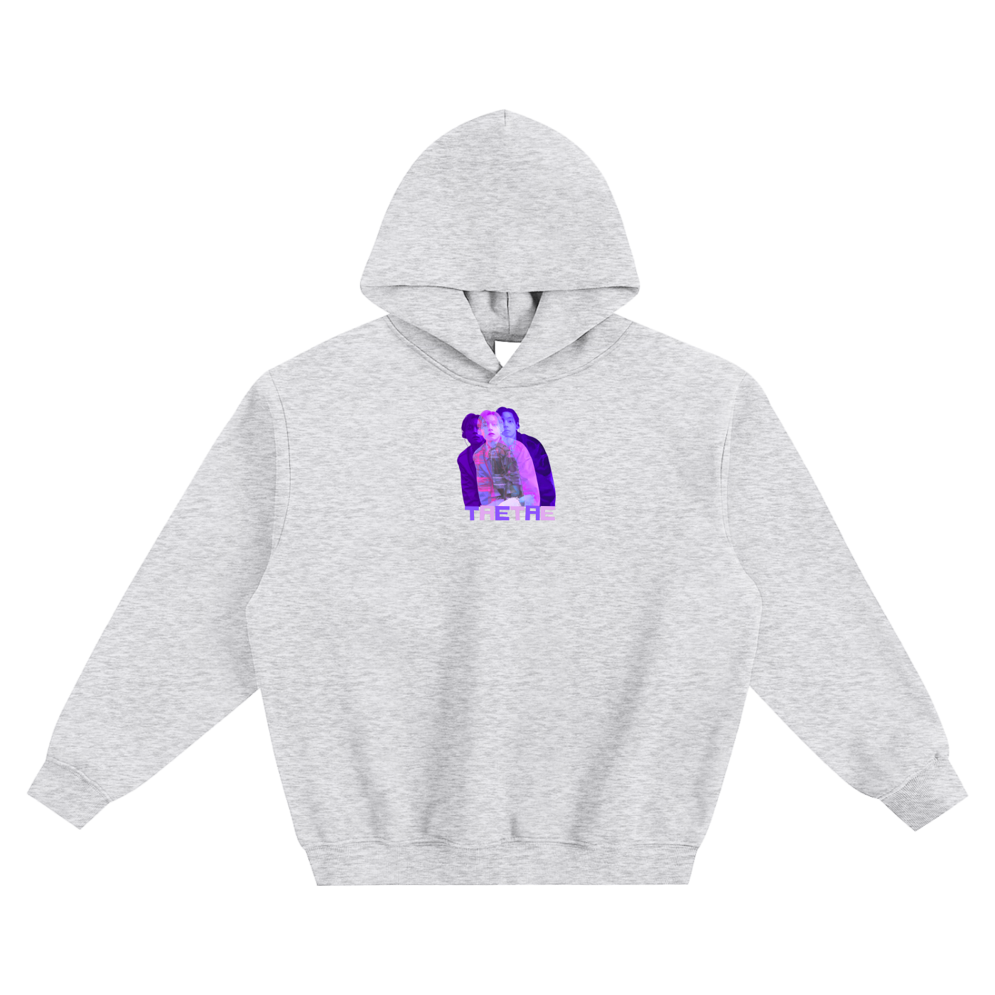 TaeTae (V Purple) Fleeced Boxy Hoodie