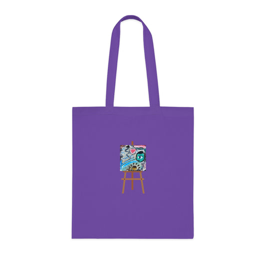 Heartscratcher (Easel) Cotton Tote