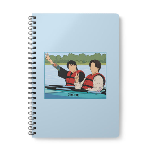 Jikook (Jimin & Jungkook Are You Sure) Wirobound Softcover Notebook, A5