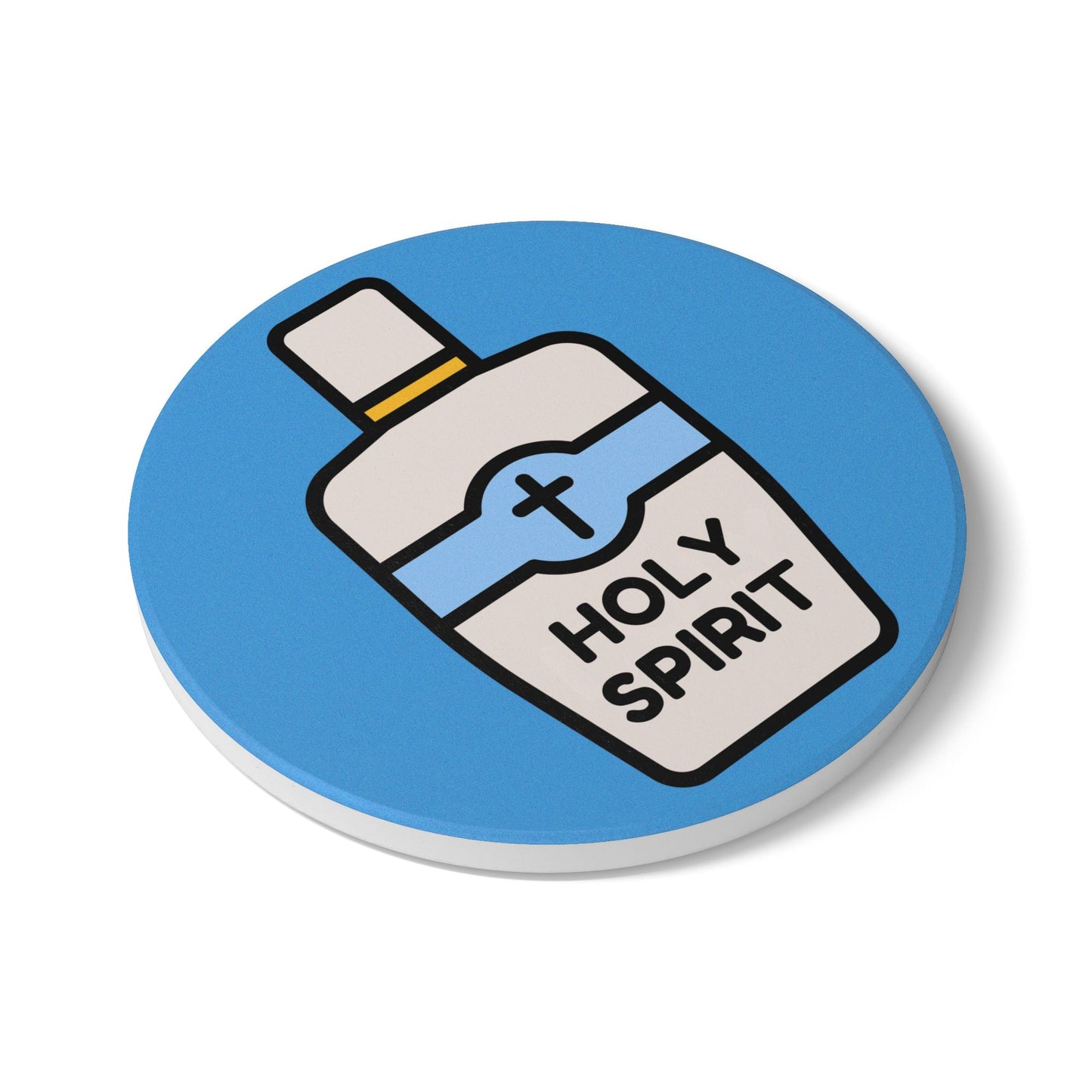 Holy Spirit (1) Ceramic Coaster