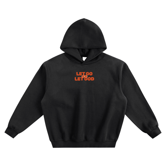 Let Go & Let God Fleeced Boxy Hoodie