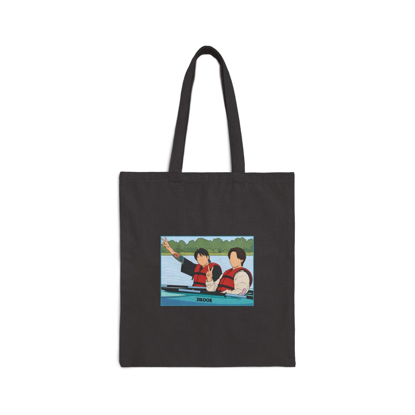 Jikook (Jimin & Jungkook Are You Sure) Cotton Canvas Tote Bag