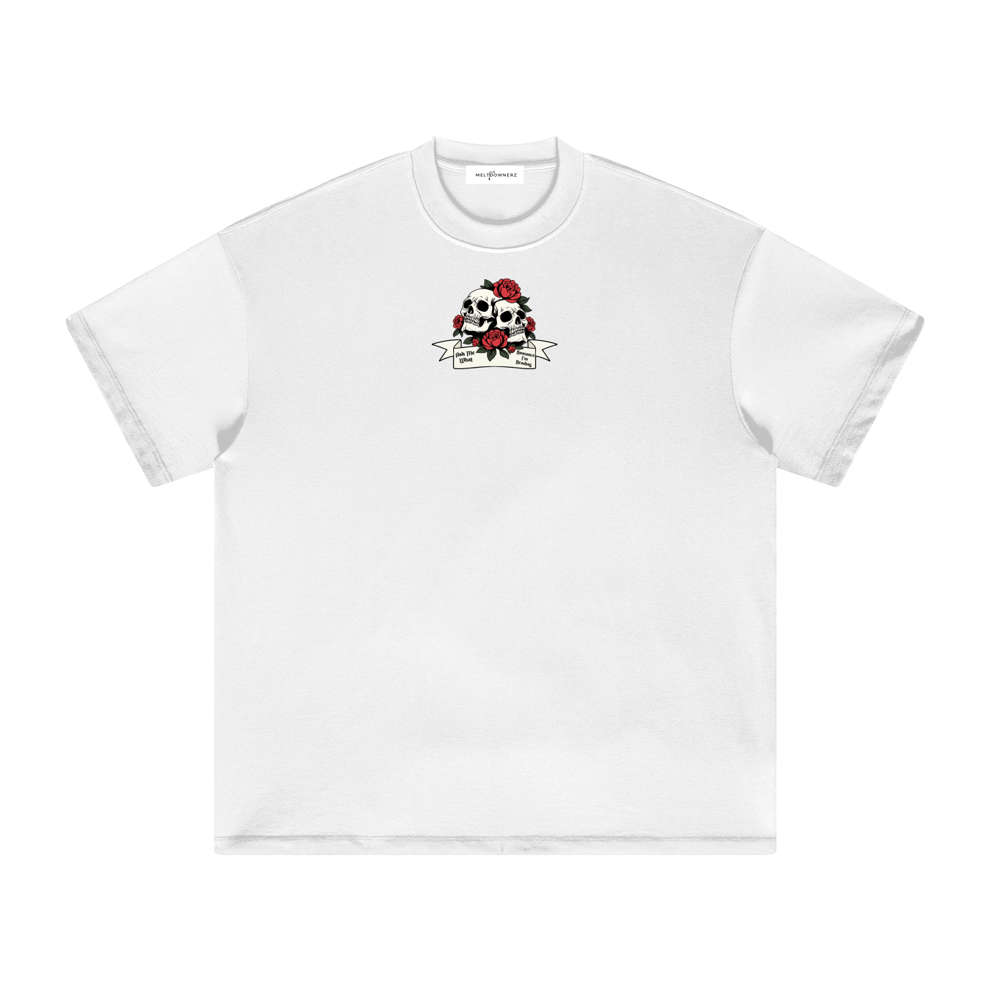 Ask Me What Romance I'm Reading (Skull) Heavyweight T-Shirt