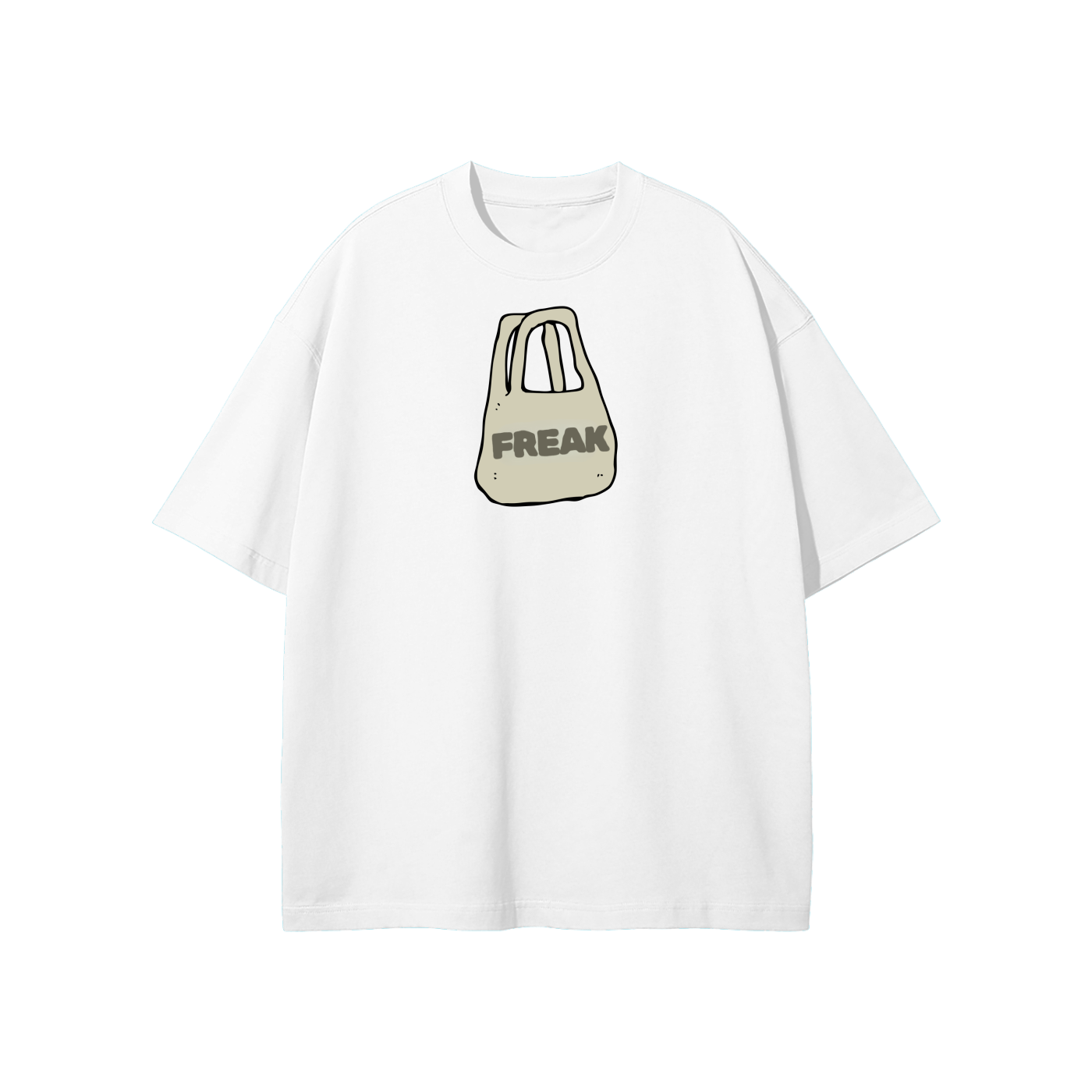 Freak Bag Streetwear Heavyweight Loose Fit T-Shirt