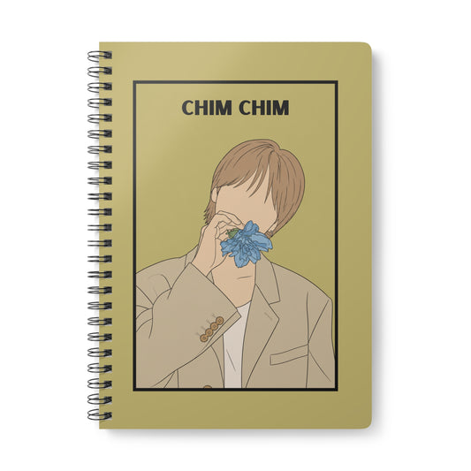 Chim Chim (Jimin) Wirobound Softcover Notebook, A5