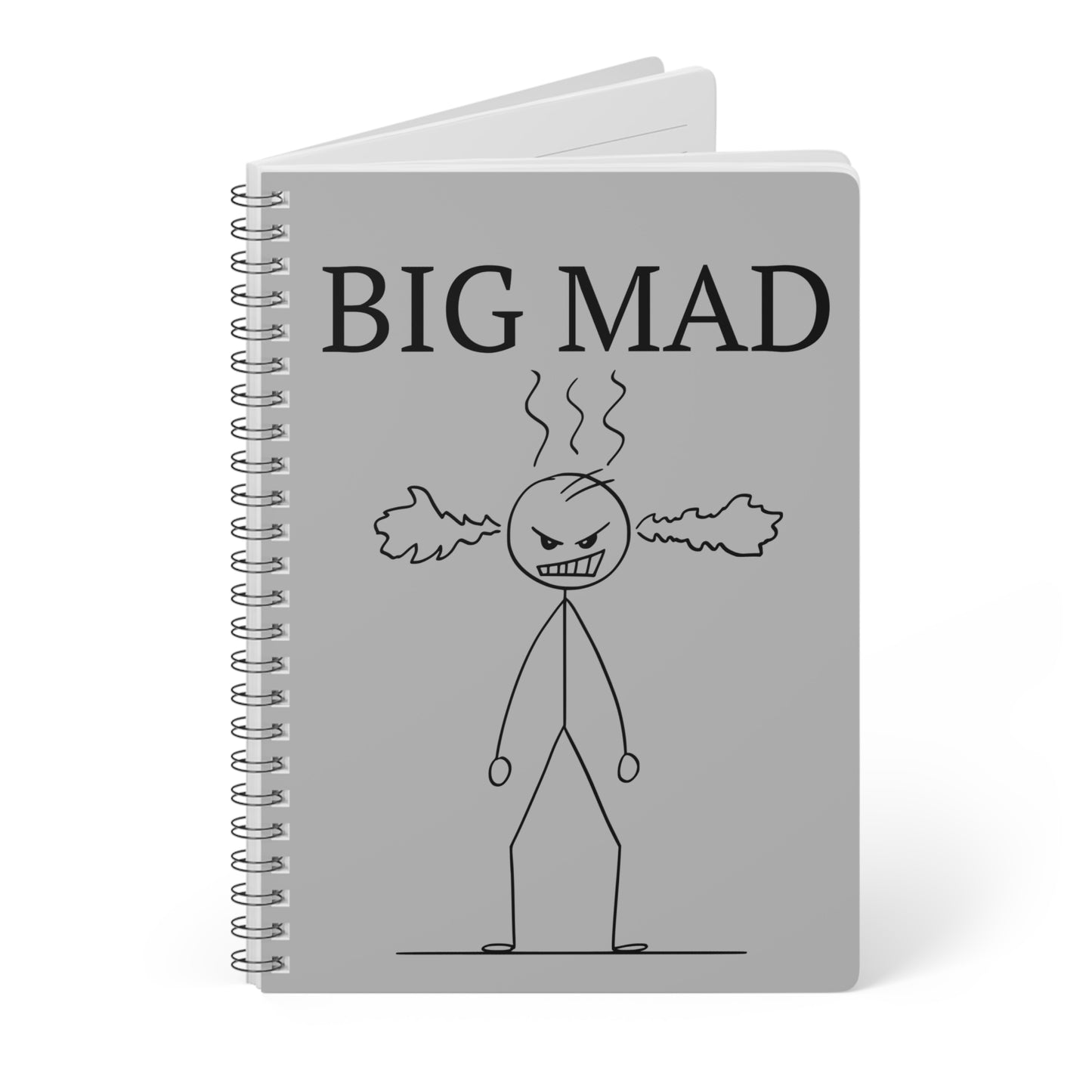 Big Mad (1) Wirobound Softcover Notebook, A5