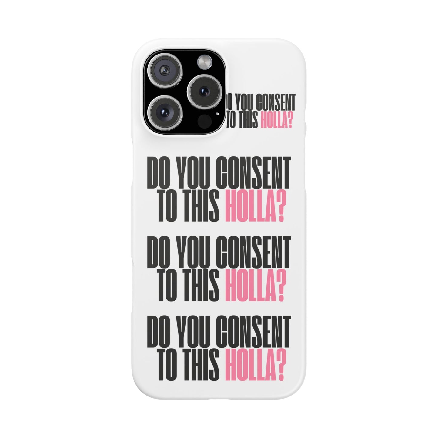 Do You Consent To This Holla Snap Cases