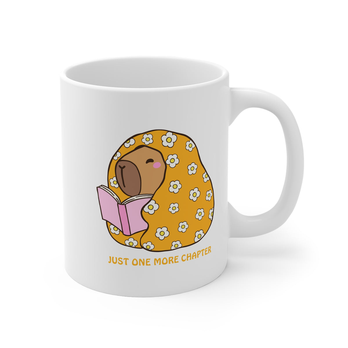 Just One More Chapter (Capybara) 11oz White Mug