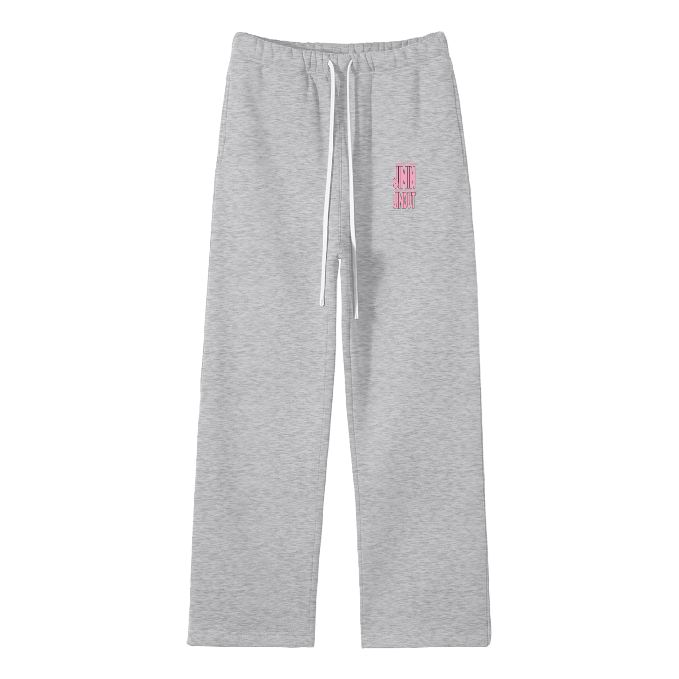 Once You Jimin You Can't Jimout Streetwear Fleece Straight Leg Pants