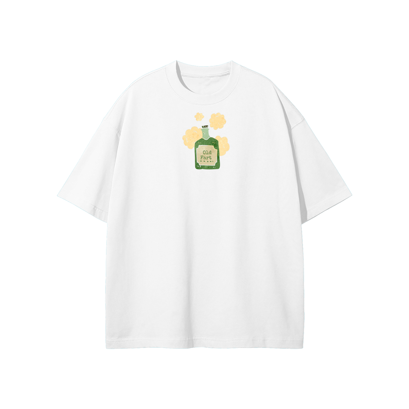 Old Fart (Jar) Streetwear Heavyweight Loose Fit T-Shirt