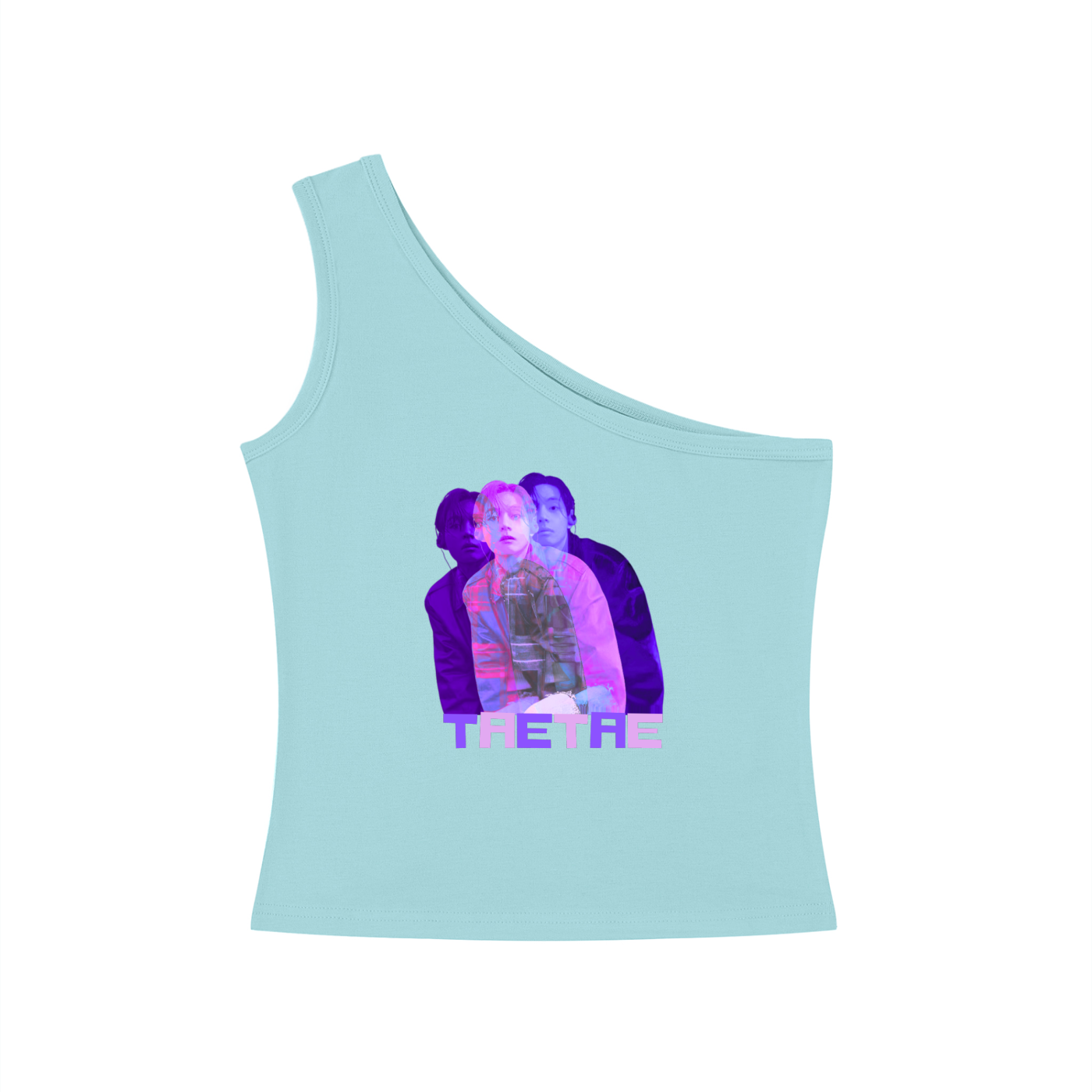 TaeTae One-Shoulder Crop T-Shirt