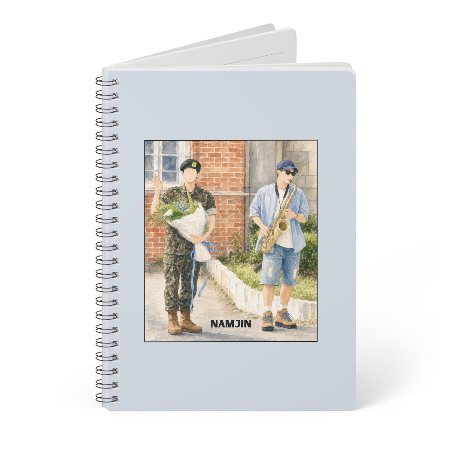 Namjin (Namjoon & Jin) Wirobound Softcover Notebook, A5