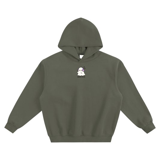 Audiobooks Are Valid (Ghost) Fleeced Boxy Hoodie