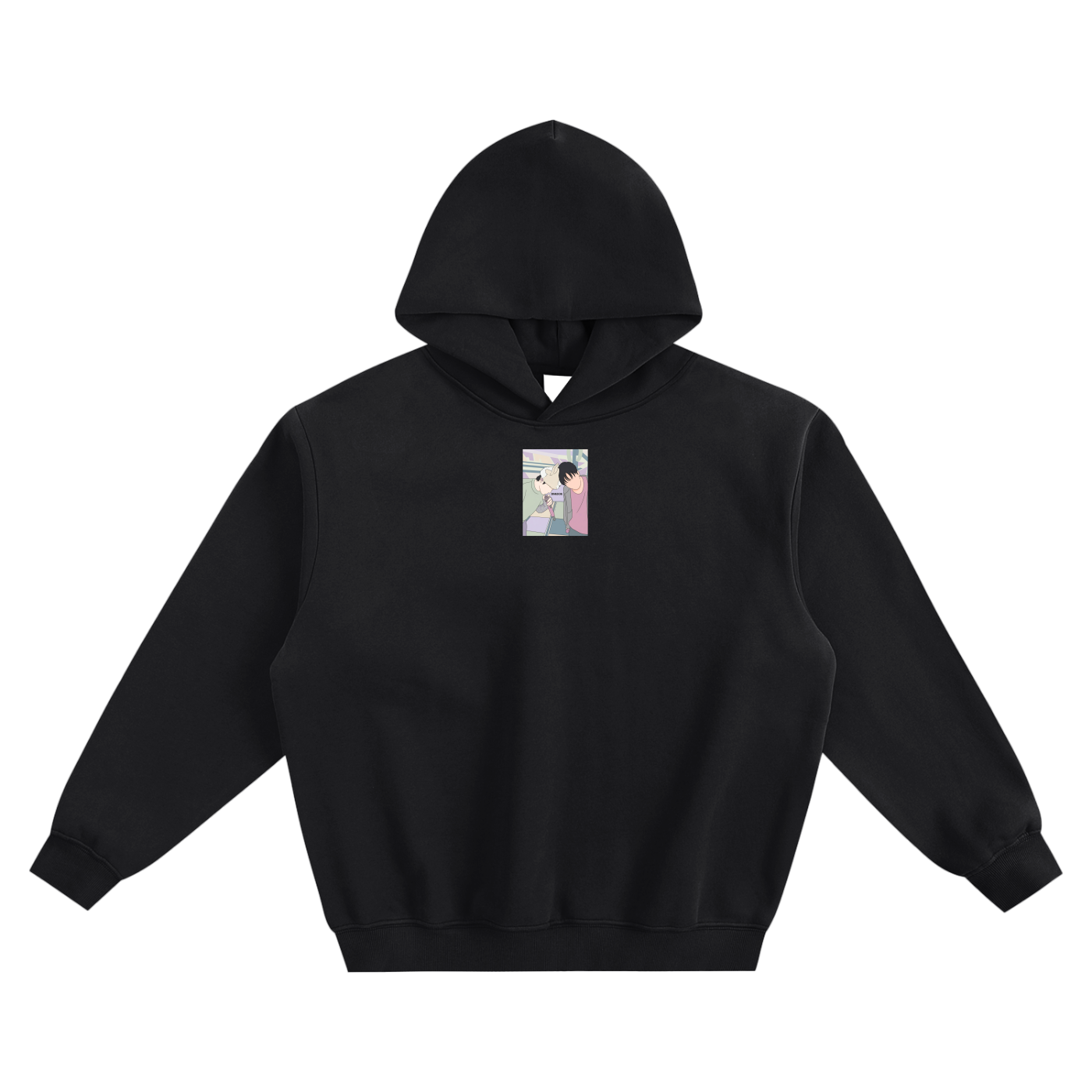 Jinkook (Jin & Jungkook) Fleeced Boxy Hoodie