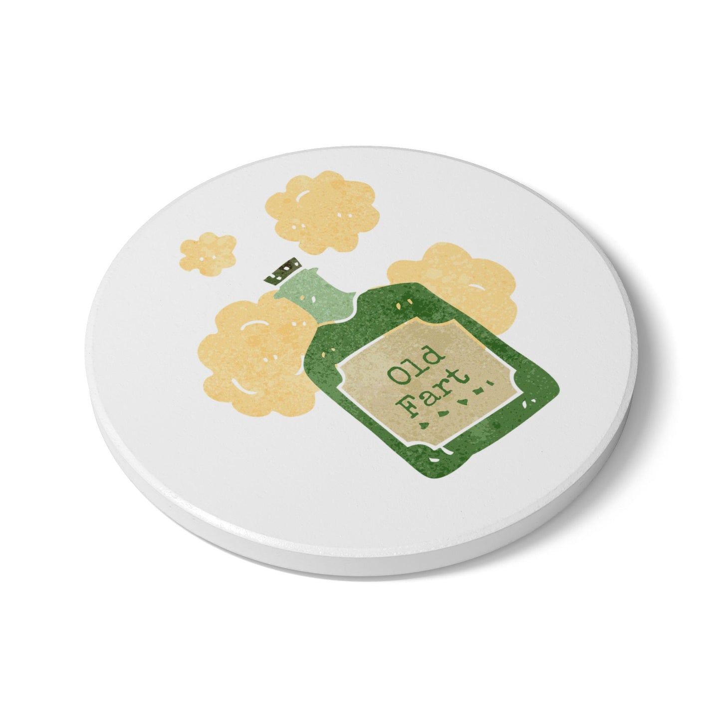 Old Fart (1) Ceramic Coaster