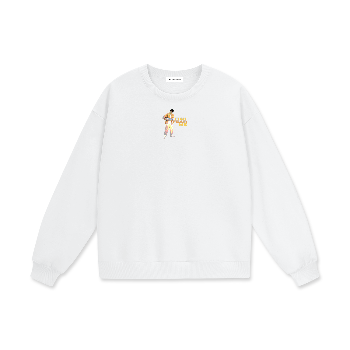 Fish Fear Me (Jin) Heavyweight Drop Shoulder Sweatshirt