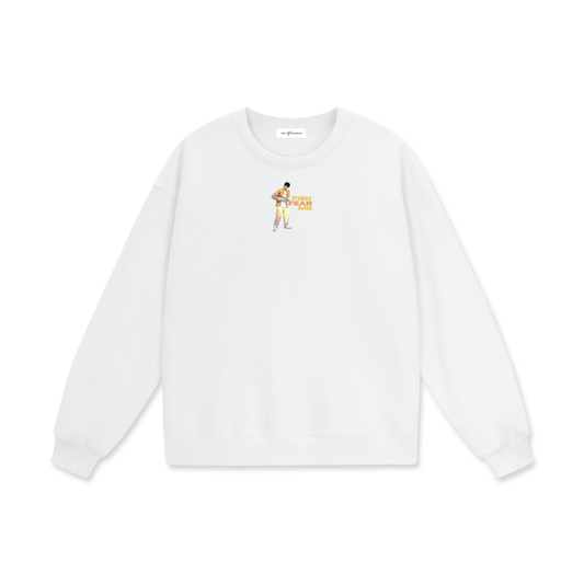Fish Fear Me (Jin) Heavyweight Drop Shoulder Sweatshirt