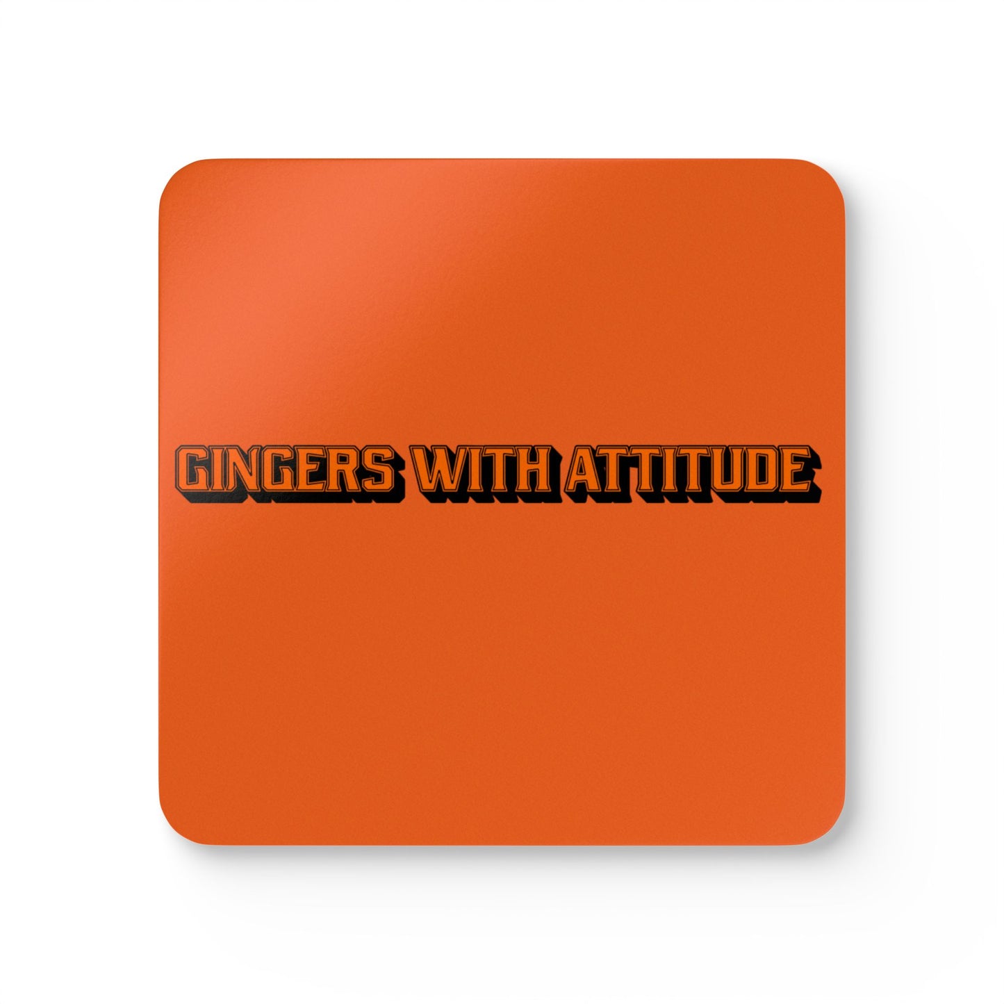Gingers With Attitude Corkwood Coaster Set