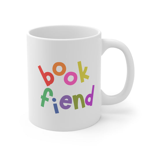 Book Fiend 11oz White Mug
