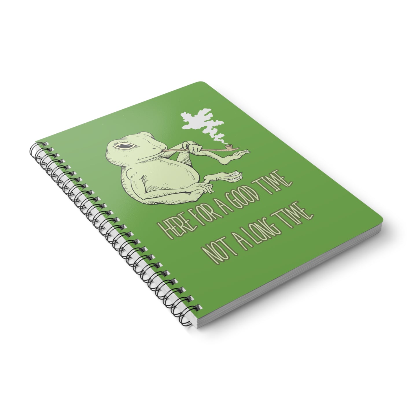 Here For A Good Time Wirobound Softcover Notebook, A5