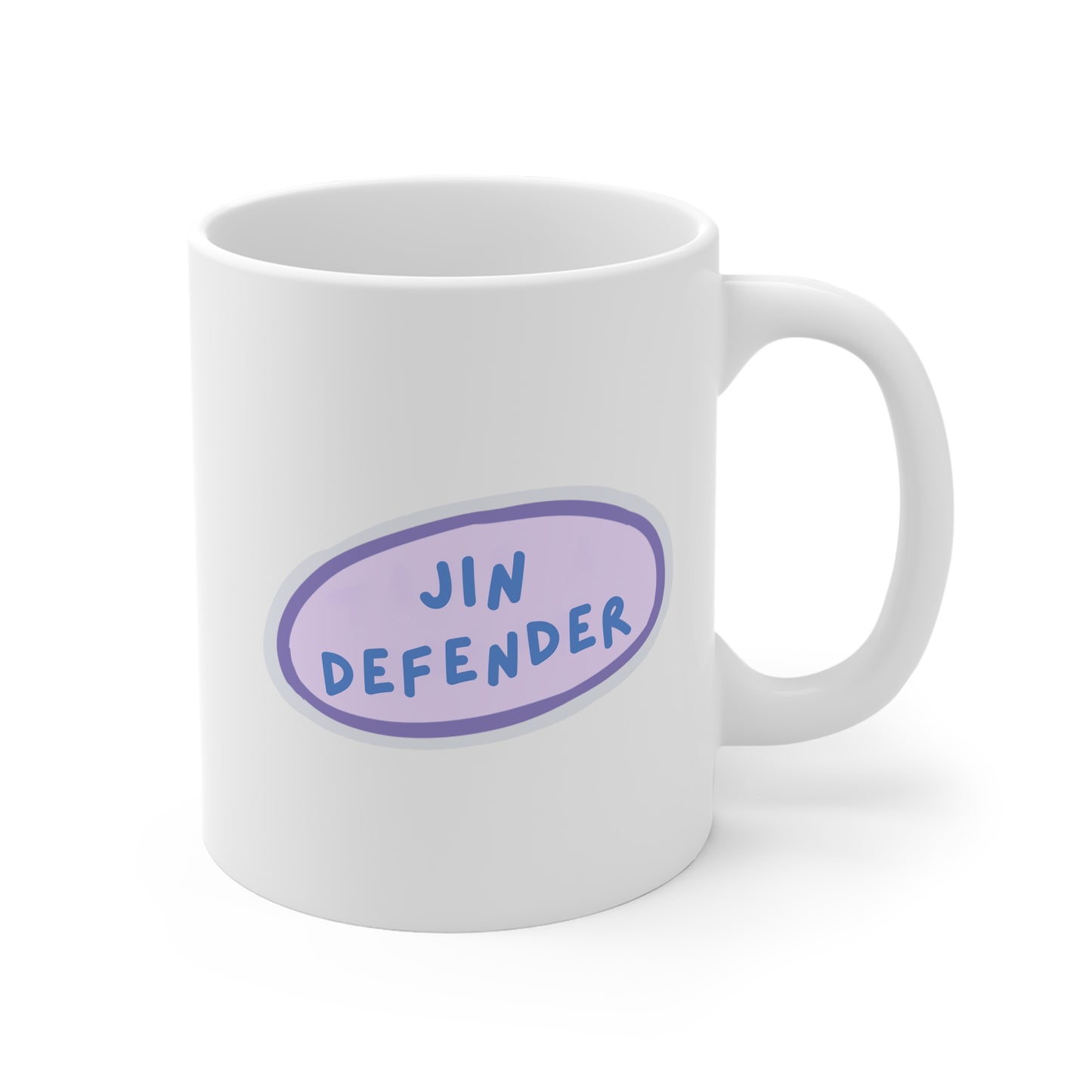 Jin Defender 11oz White Mug