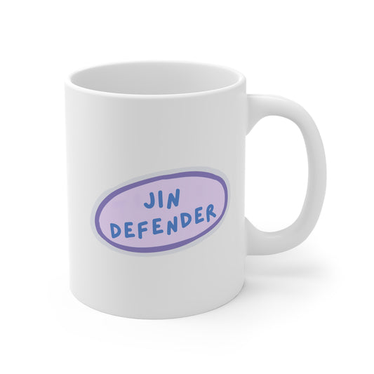 Jin Defender 11oz White Mug