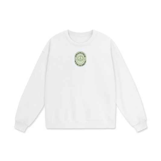 Letting Go & Letting God Heavyweight Drop Shoulder Oversized Fleece Sweatshirt