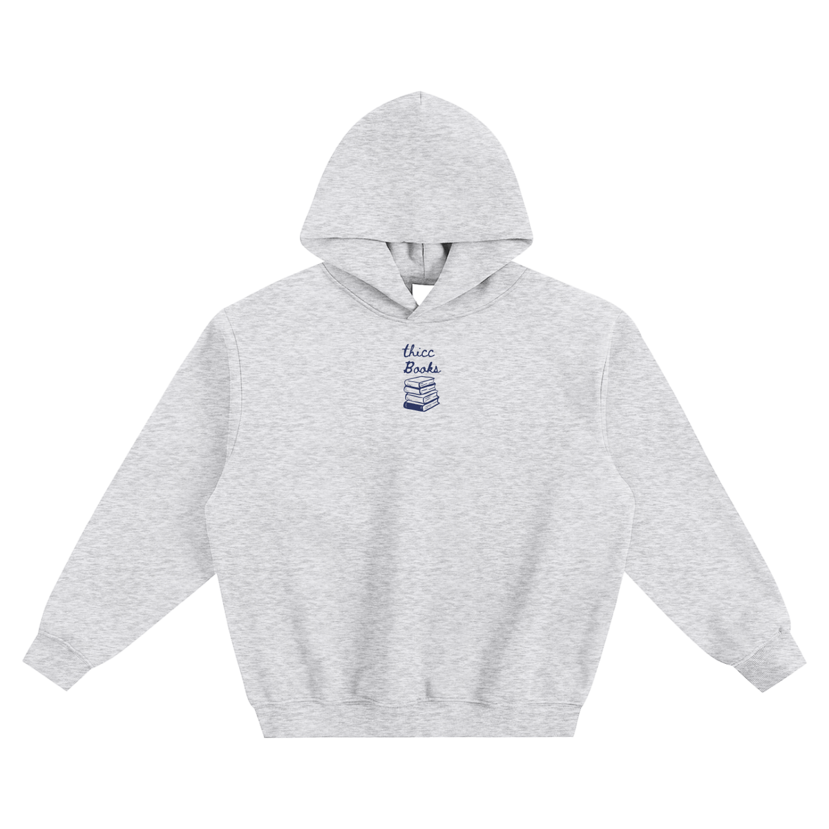 Thicc Books (Stack) Fleeced Boxy Hoodie