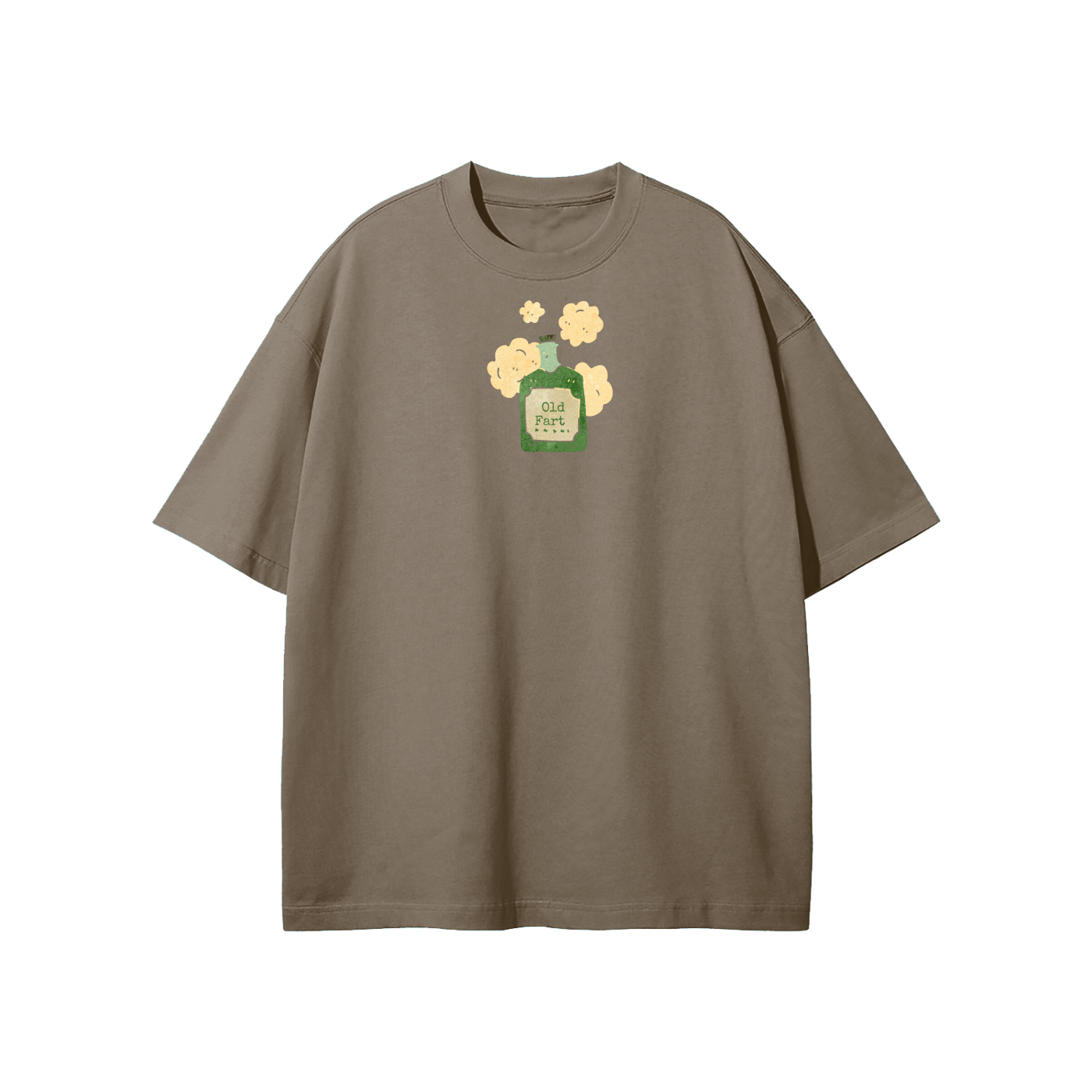 Old Fart (Jar) Streetwear Heavyweight Loose Fit T-Shirt