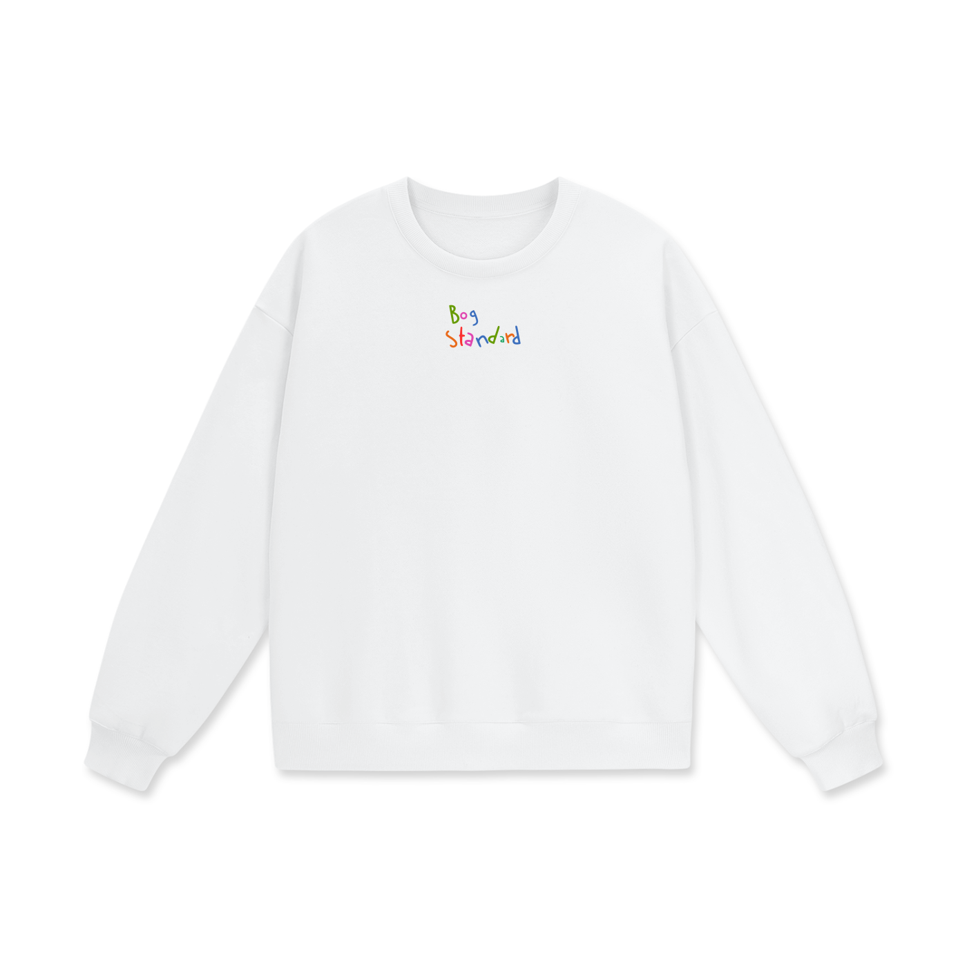 Bog Standard Heavyweight Drop Shoulder Oversized Fleece Sweatshirt