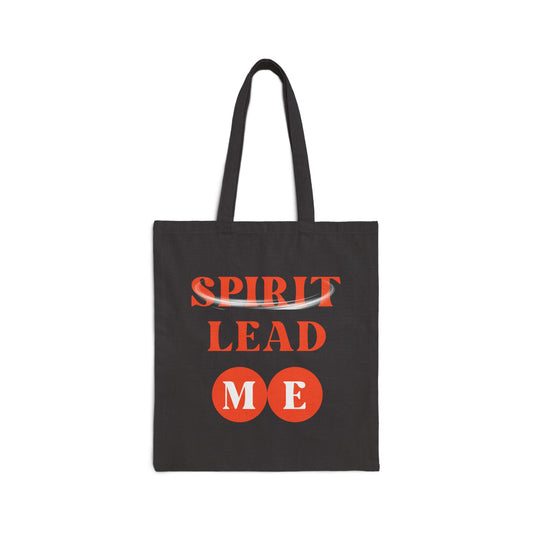 Spirit Lead Me Cotton Canvas Tote Bag