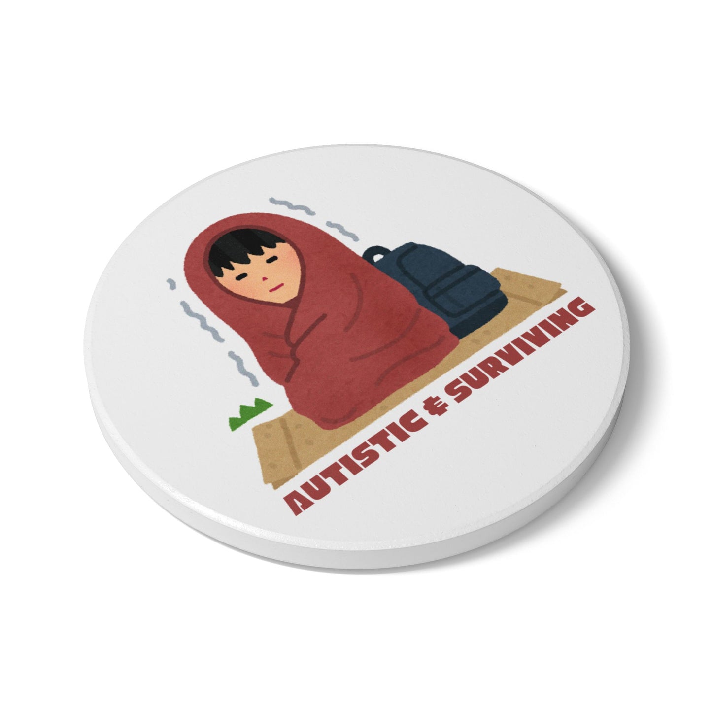 Autistic & Surviving (1) Ceramic Coaster