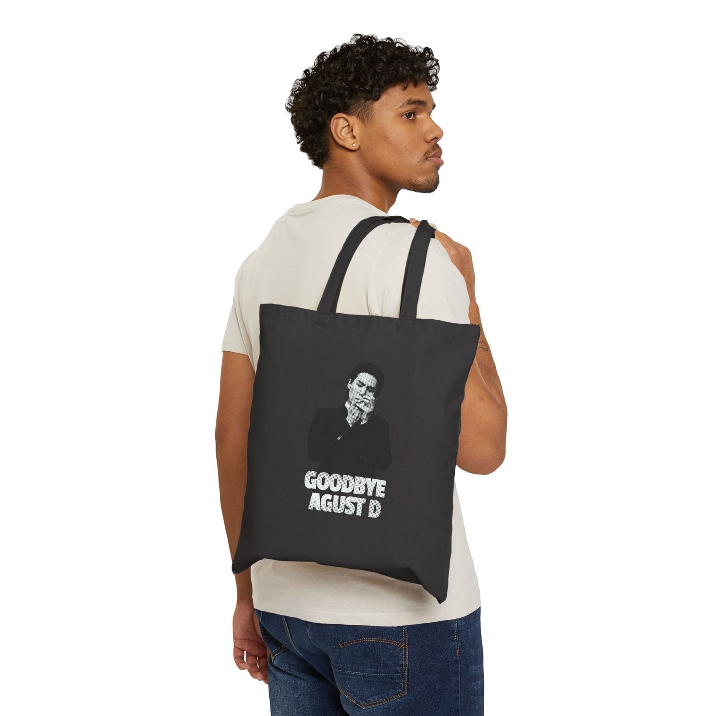 Goodbye Agust D Cotton Canvas Tote Bag