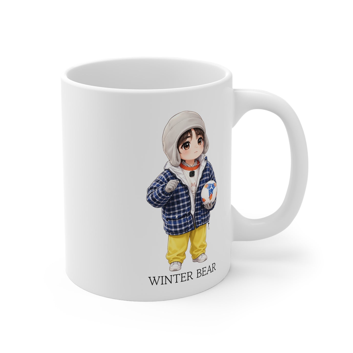 Winter Bear (Taehyung) 11oz White Mug