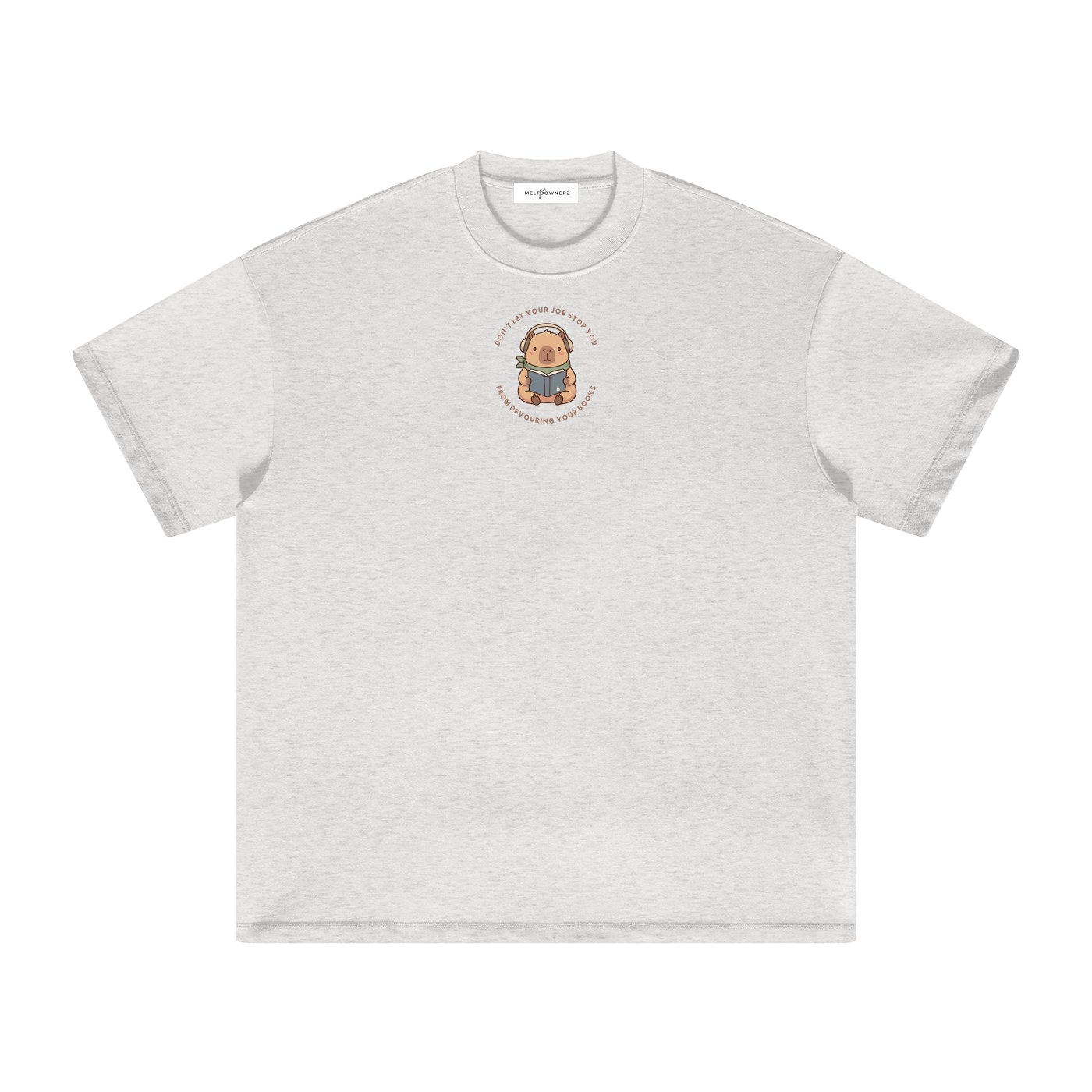 Don't Let Your Job Stop You From Devouring Your Books Heavyweight T-Shirt
