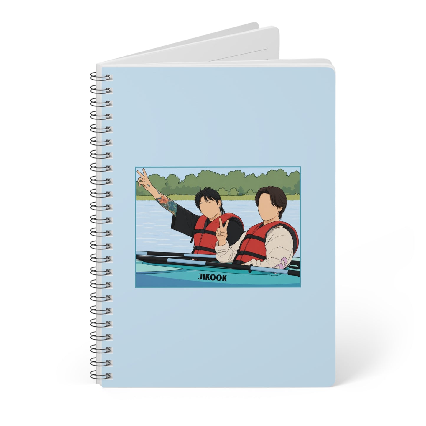 Jikook (Jimin & Jungkook Are You Sure) Wirobound Softcover Notebook, A5